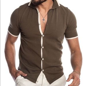 Nohow Lagos Cotton Polo in Green